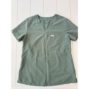 FIGS Hunter Green Technical Collection Scrub Top Size Small- TWO Available